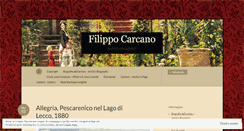 Desktop Screenshot of filippocarcano.com